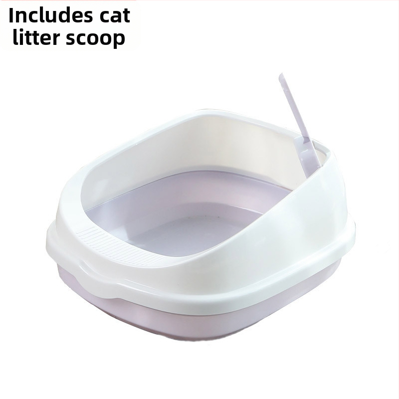 Suur kassiliivakast, ülisuur, täielikult poolsuletud kassi tualett, eriti suur pritsmekindel kassiliivakast, kassidele mõeldud lemmikloomatarbed