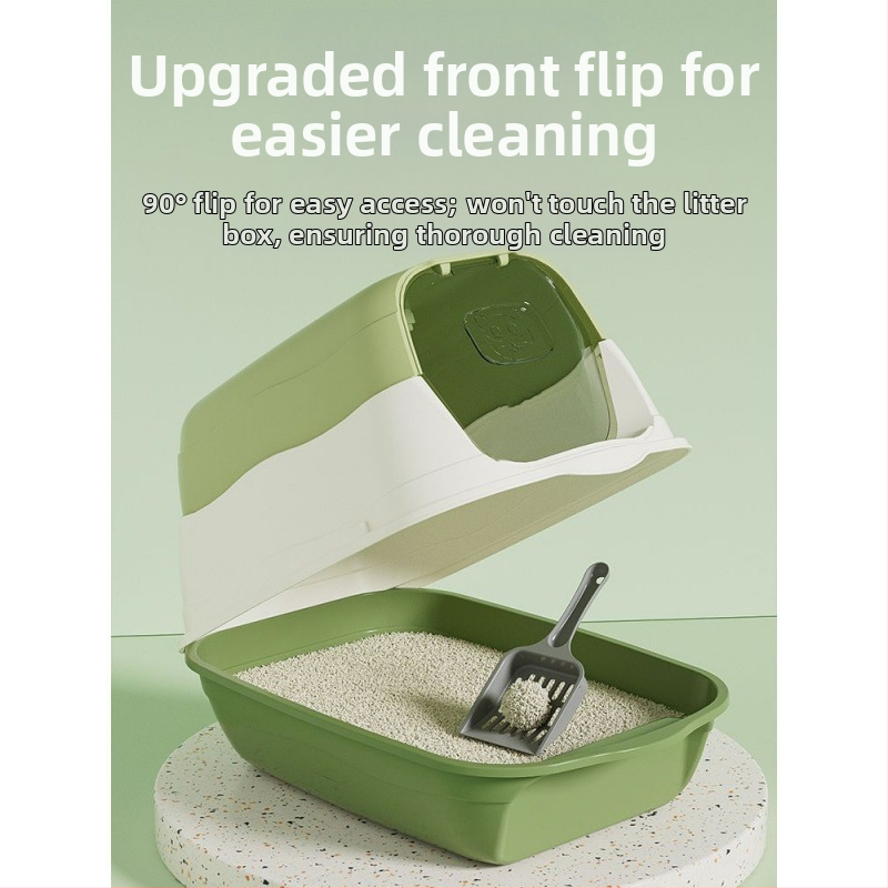 Plne uzavretá podstielka pre mačky s číslom, prevencia zápachu s podstielkou, klietkou na mačiatka, umývadlom na exkrementy pre mačky, štandardné