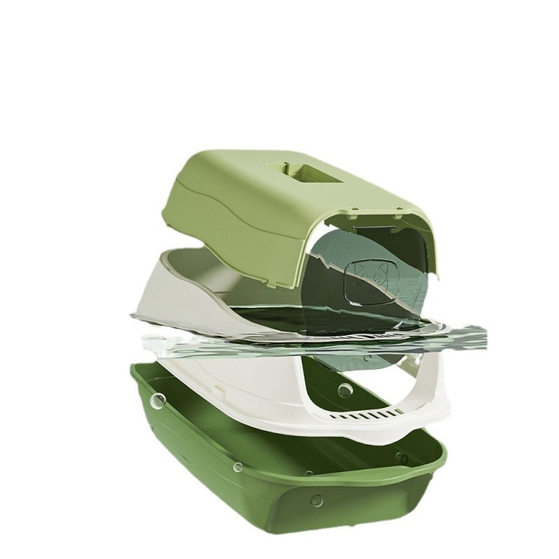 Teljesen zárt, számos macskaalom, szagsemlegesítő, alommal, WC-ketrec, cicaürülék-medence, macska kellékek, alapértelmezett