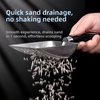 Piiriülene kassiliiva kühvel kassiliiv roostevabast terasest kassiliiv kühvel kassiliiva deodorandi puhastusvahendite tehas hulgimüük lemmikloomatarvete