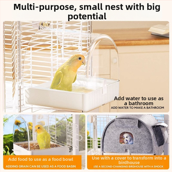 „Buka Star“ papūgos vonios didelė dėžutė, „Xuanfeng“ vonios reikmenys, tigro odos žaislas, varnėnų paukščių narvelio priedai