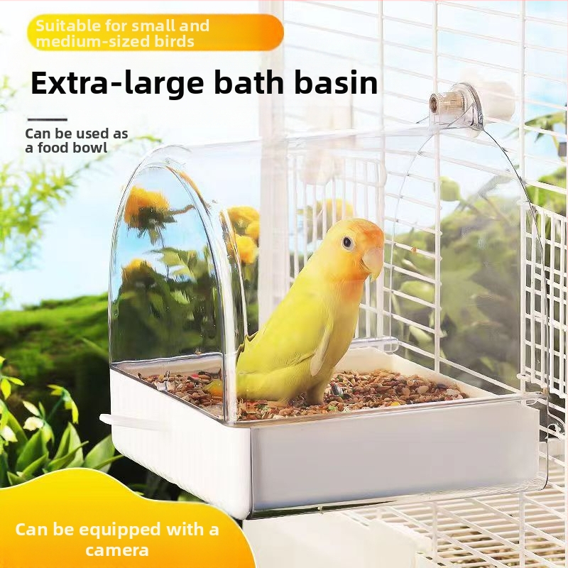 „Buka Star“ papūgos vonios didelė dėžutė, „Xuanfeng“ vonios reikmenys, tigro odos žaislas, varnėnų paukščių narvelio priedai