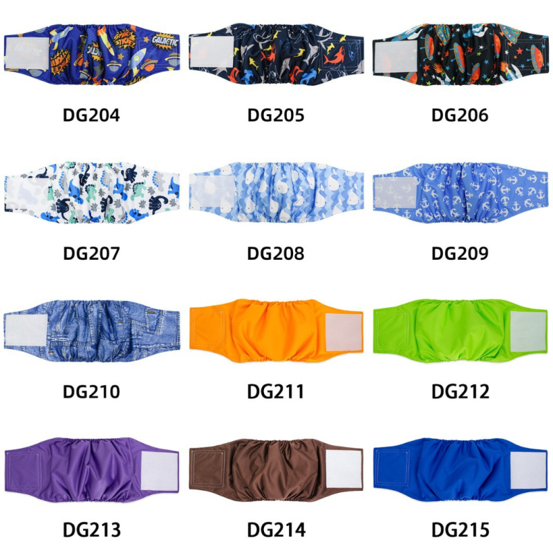 Πλενόμενη ζώνη κοιλιάς κατάλληλη για πάνες αρσενικών σκύλων, συσκευασία αρσενικών σκύλων, υπεραπορροφητικές πάνες, εξαιρετικά μικρή ζώνη κοιλιάς αρσενικού σκύλου