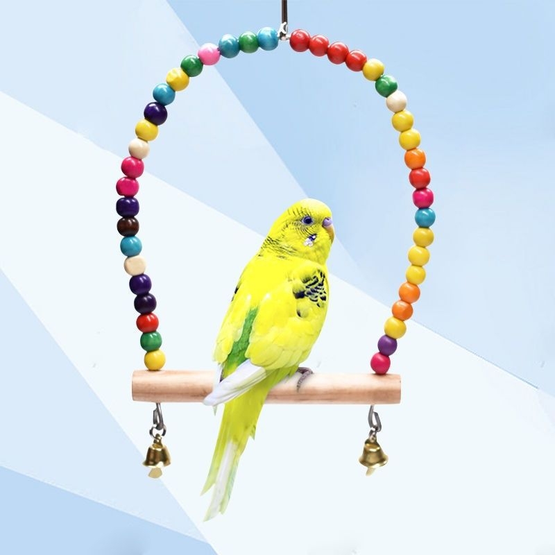 Papiga ljuljačka za ptice pribor za igračke za ptice pribor za igračke viseći most za ptice viseći prsten ljestve tvornica veleprodaja dostava