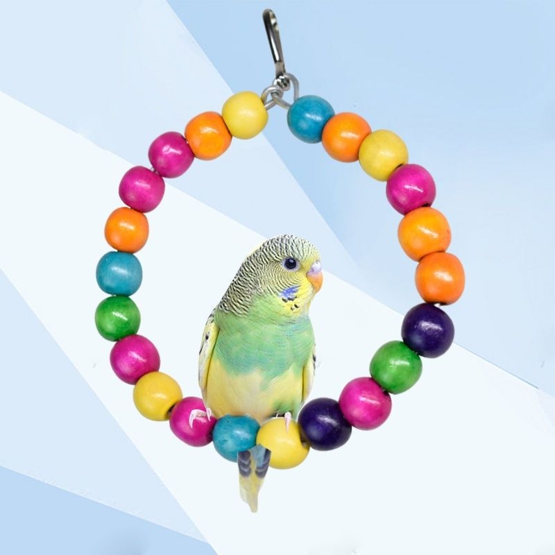 Papiga ljuljačka za ptice pribor za igračke za ptice pribor za igračke viseći most za ptice viseći prsten ljestve tvornica veleprodaja dostava