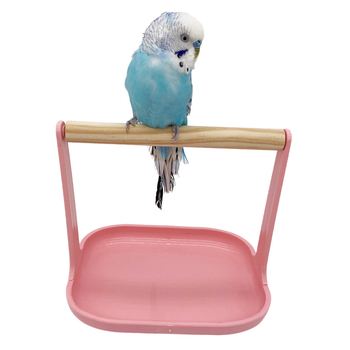 Ράβδος σταθμού Parrot, επιτραπέζια βάση, μικρός σταθμός, σταθμός πουλιών, βάση πουλιών με ραβδί, κύπελλο φαγητού, πλατφόρμα, σταθμός εκπαίδευσης, βάση σταθμού με ραβδί, προμήθειες πουλιών