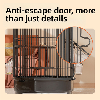 Paukščių narvelis, papūgos narvelis, tigro oda, Xuanfeng, itin didelis apvalus metalinis paukščių narvelis, Daquan paukščio siuvinėtos akies prabangus vilos Bage narvelis