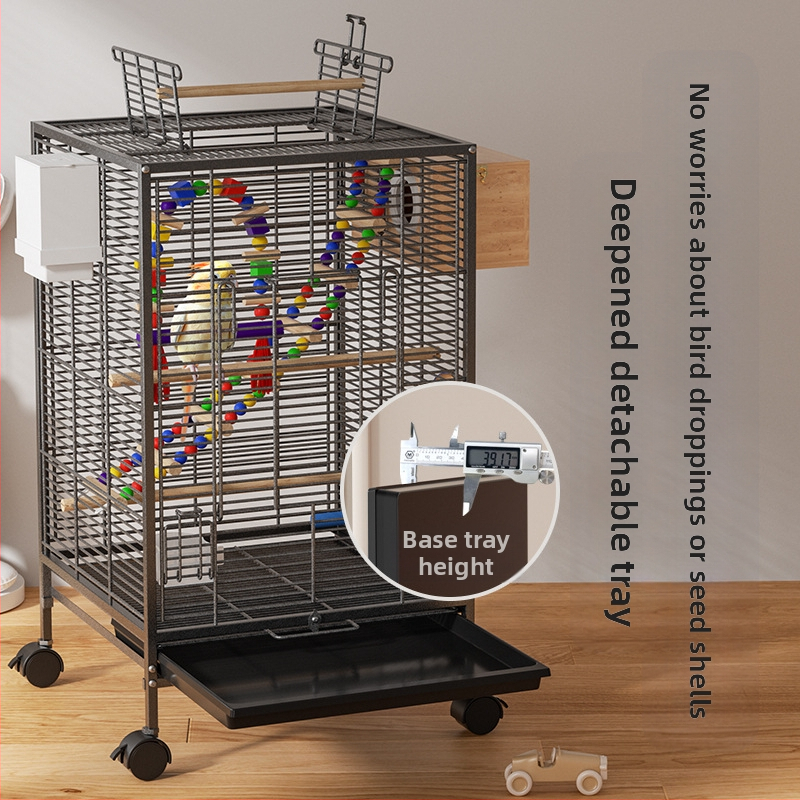 Клетка за птици Нов стил Кръстосана коприна Домашен папагал Тигрова кожа Божур Сюан Фън Скорец Жива птица Малко слънце Специална Голяма вила