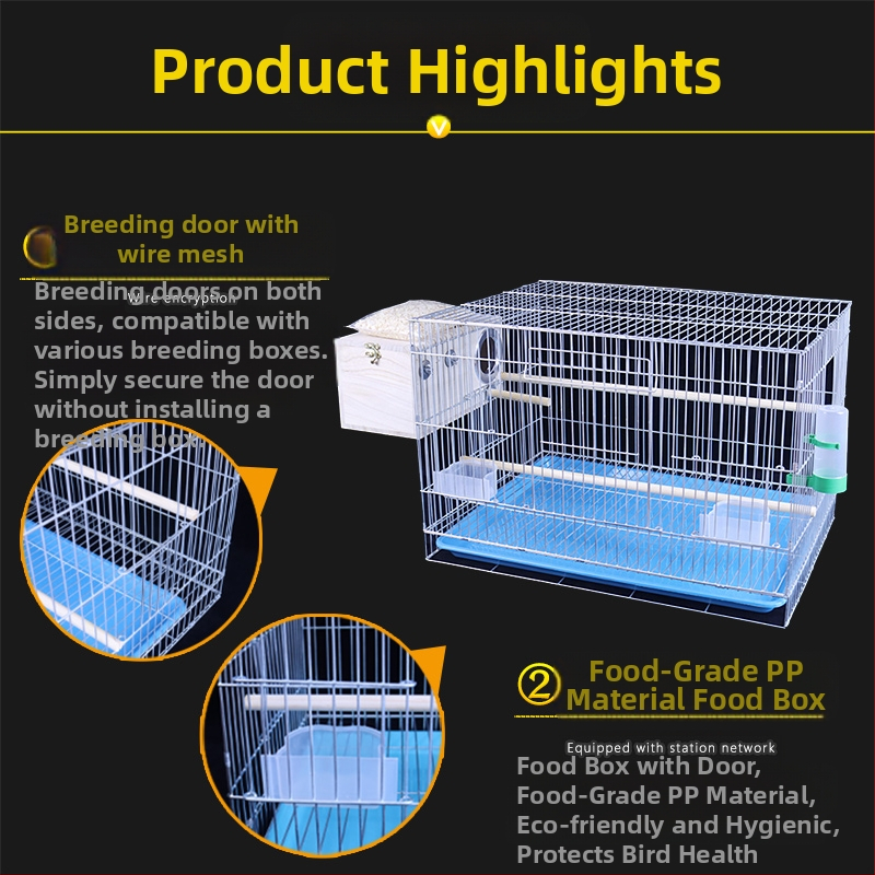 Нова голяма, смела, слаба поцинкована клетка за разплод, божур, клетка за птици, буболечка, гълъб, голяма клетка за птици