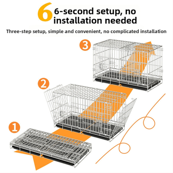 Suur kahekihiline kokkupandav tuvikasvatuspuur vaheseina ja tarvikutega tuvidele, kana- ja küülikupuuridele