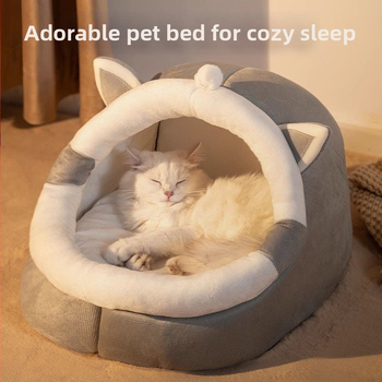 Zimska topla poluzatvorena mreža za kućicu za mačke, popularna podloga za mačke, prostirka za mačke za male pse, kućica za pse, univerzalna kućica za četiri godišnja doba