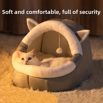 Zimska topla poluzatvorena mreža za kućicu za mačke, popularna podloga za mačke, prostirka za mačke za male pse, kućica za pse, univerzalna kućica za četiri godišnja doba