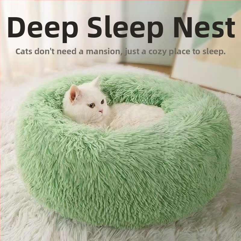 Výška zahusteného mačacieho hniezda Zimná teplá posteľ pre domáce zvieratá Four Seasons Univerzálna chovateľská stanica Deep Sleep Zimné potreby Mačacia podložka