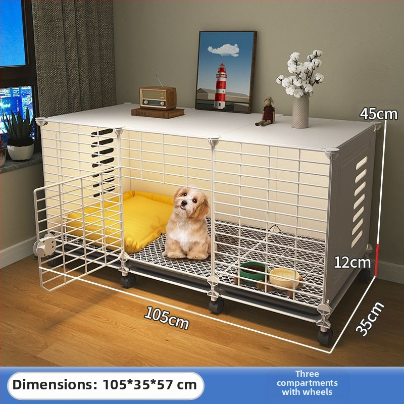 Koerapuur väikestele koertele kodu siseruumides kenneli tualett integreeritud talvine soe koeratara teddy bichoni koerapuur