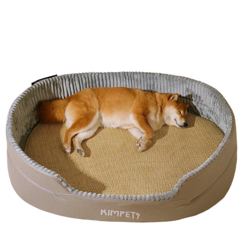 Kutyakennel minden évszakra, nagytestű golden retriever kutyáknak, nyári kutyaágy, kanapé, kisállat nyári kennel, kutyaszőnyeg alváshoz