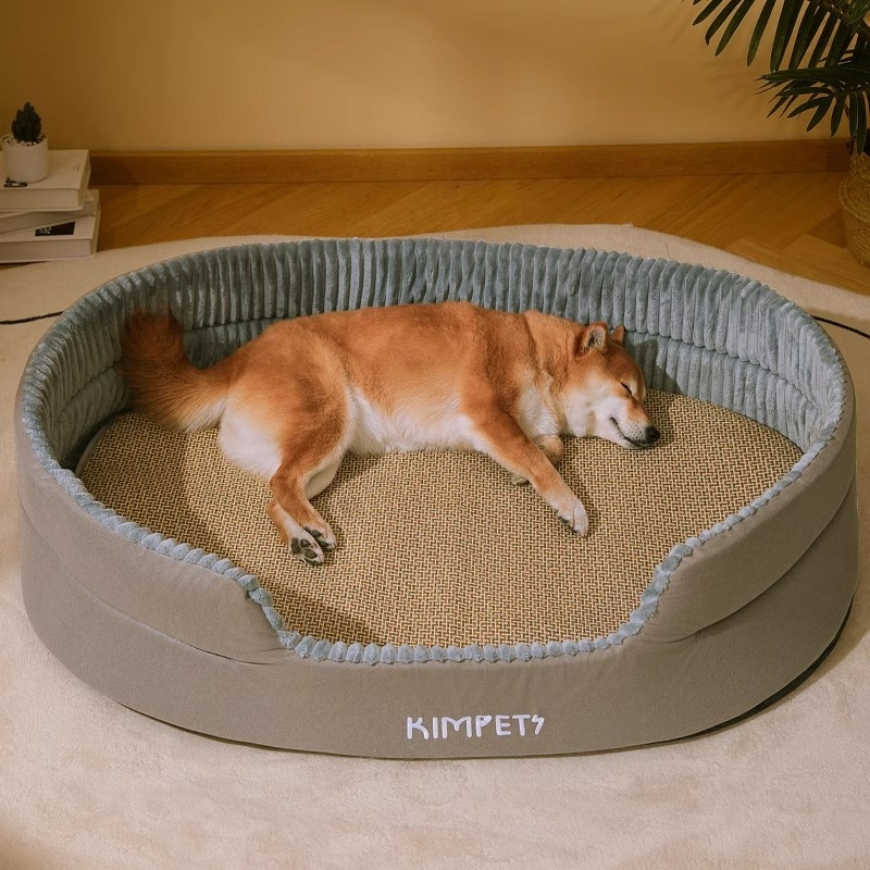 Kutyakennel minden évszakra, nagytestű golden retriever kutyáknak, nyári kutyaágy, kanapé, kisállat nyári kennel, kutyaszőnyeg alváshoz