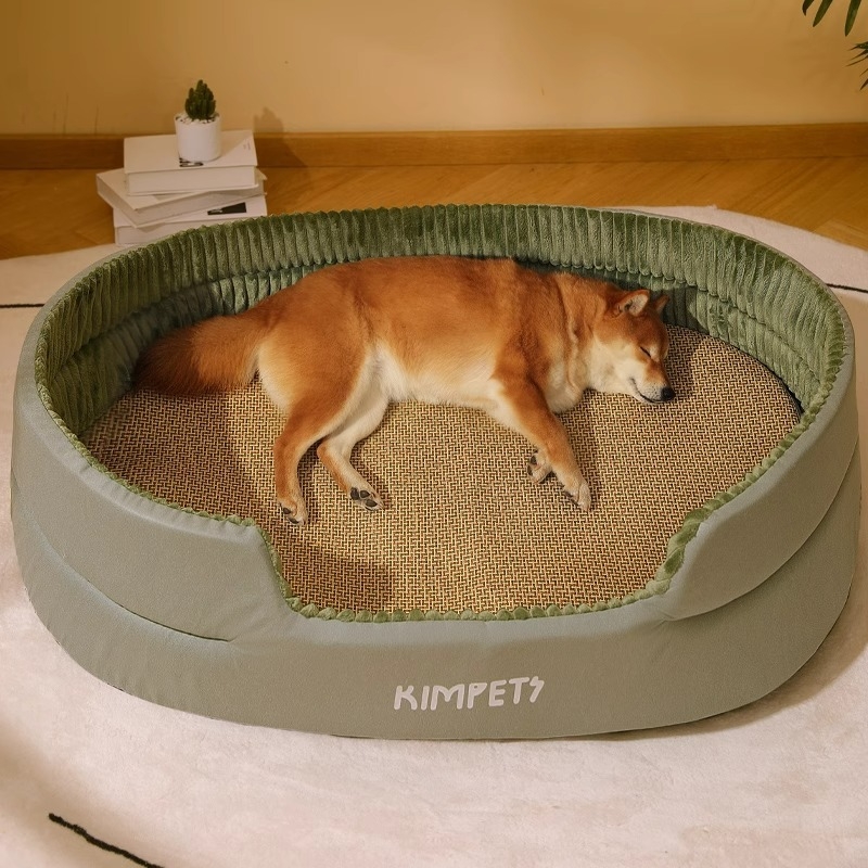 Kutyakennel minden évszakra, nagytestű golden retriever kutyáknak, nyári kutyaágy, kanapé, kisállat nyári kennel, kutyaszőnyeg alváshoz