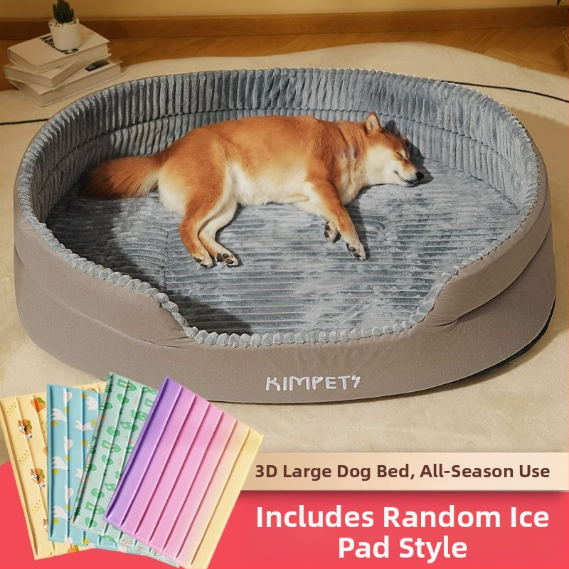 Kutyakennel minden évszakra, nagytestű golden retriever kutyáknak, nyári kutyaágy, kanapé, kisállat nyári kennel, kutyaszőnyeg alváshoz