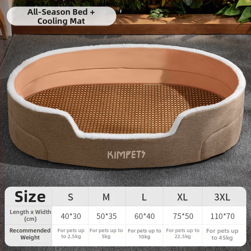 Kutyakennel minden évszakra, nagytestű golden retriever kutyáknak, nyári kutyaágy, kanapé, kisállat nyári kennel, kutyaszőnyeg alváshoz