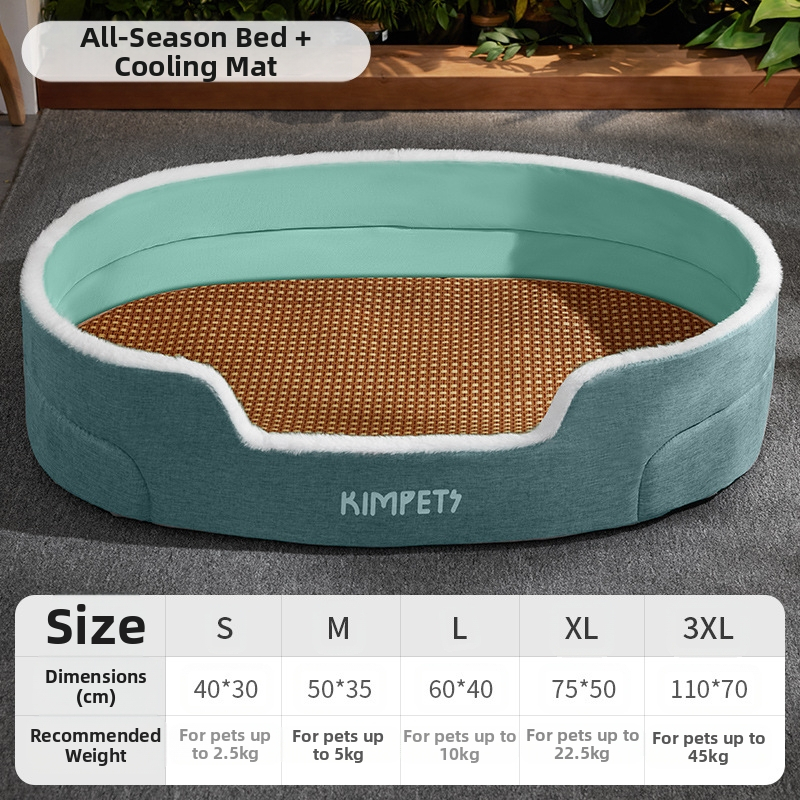 Kutyakennel minden évszakra, nagytestű golden retriever kutyáknak, nyári kutyaágy, kanapé, kisállat nyári kennel, kutyaszőnyeg alváshoz