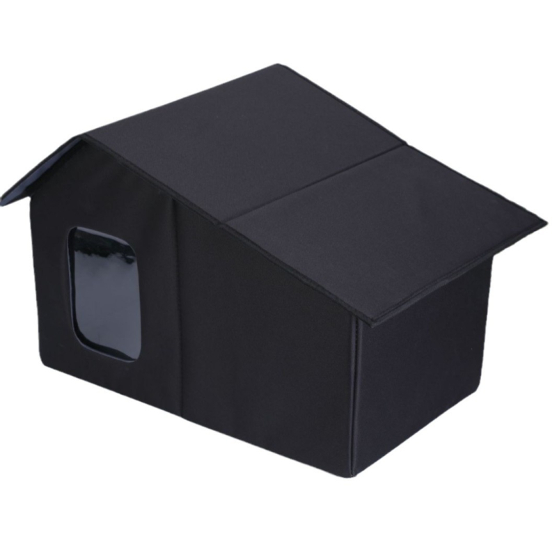 Gyárilag szállított kültéri kóbor macska kennel kutyaház Vízálló, meleg Four Seasons univerzális, kivehető, tisztítható, kényelmes tárolás