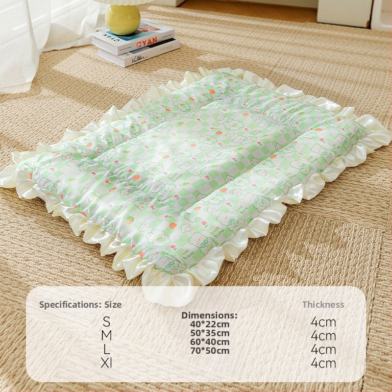 Deka za kućne ljubimce u stilu, jednobojna, topla deka za mačke, zadebljana flanelska prostirka za spavanje pasa