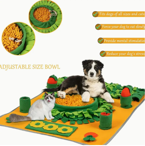 2025 m. „Amazon“ naujas šunų kvapo kilimėlis, naminių gyvūnėlių kilimėlis, dėlionės, erzinantis maitinimosi žaislas, katės ir šuns kvapo dresūros antklodė