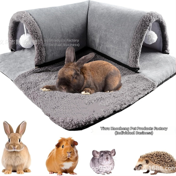 Cuib de pisică, cuib de hamster, cuib de porc de Guineea, sac de miere pentru hamster, Cyrus Dutch Pigs, cuib de evitare în formă de L, tunel de joc pentru iepuri