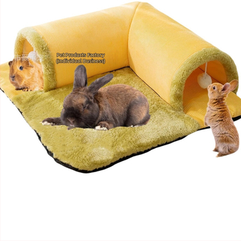 Cuib de pisică, cuib de hamster, cuib de porc de Guineea, sac de miere pentru hamster, Cyrus Dutch Pigs, cuib de evitare în formă de L, tunel de joc pentru iepuri