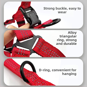 Naujas šunų pavadėlis be rankų vidutinio dydžio šuniui, skirtas krūtinės ir nugaros reikmenims, skirtas augintinių vedžiojimo virvei, skirtas urmu.