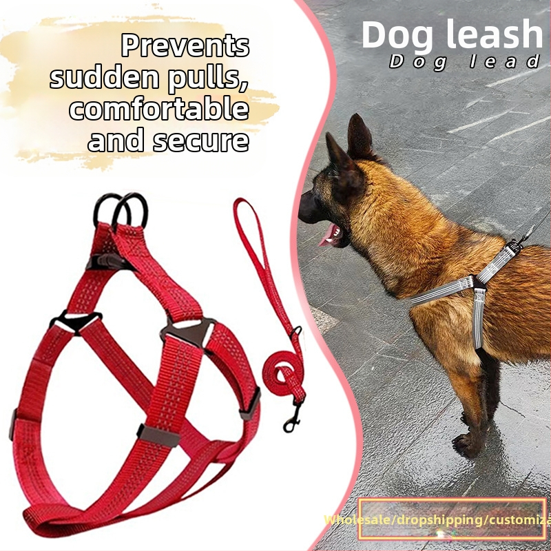 Naujas šunų pavadėlis be rankų vidutinio dydžio šuniui, skirtas krūtinės ir nugaros reikmenims, skirtas augintinių vedžiojimo virvei, skirtas urmu.