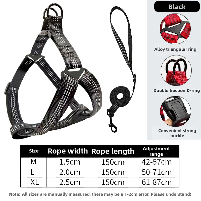 Naujas šunų pavadėlis be rankų vidutinio dydžio šuniui, skirtas krūtinės ir nugaros reikmenims, skirtas augintinių vedžiojimo virvei, skirtas urmu.