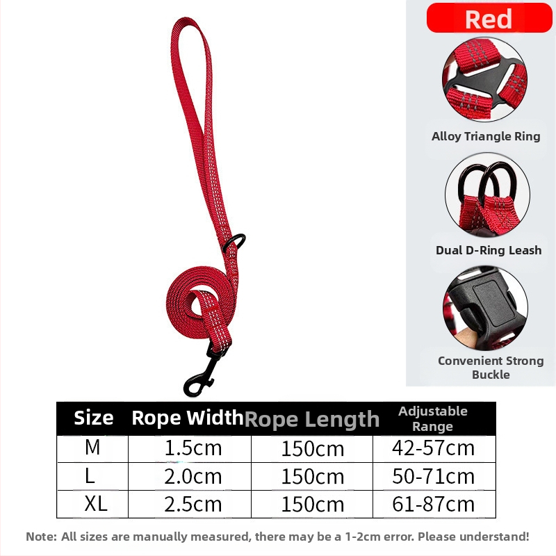 Naujas šunų pavadėlis be rankų vidutinio dydžio šuniui, skirtas krūtinės ir nugaros reikmenims, skirtas augintinių vedžiojimo virvei, skirtas urmu.