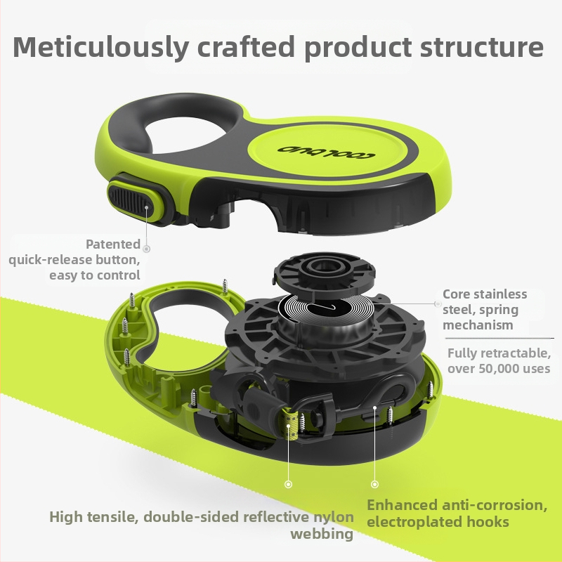 Каишка за домашни любимци, автоматична прибираща се каишка за кучета, отразяваща каишка за кучета, каишка за кучета, каишка за кучета на едро