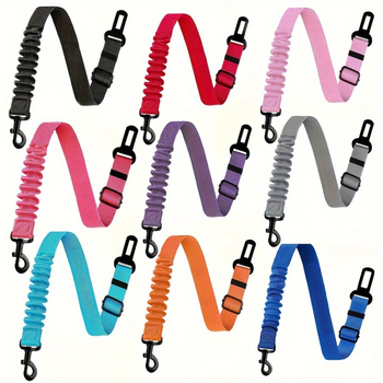 Amazoni piiriülene autokoera turvavöö lemmikloomadele paksendatud nailonist elastse köiega sissetõmmatav auto turvavöö