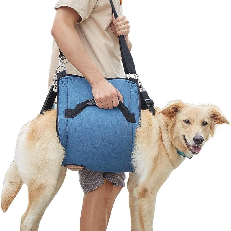 Ham de ridicare pentru câini transfrontalier Amazon, ham de transport pentru câini în vârstă, suport pentru picioare pentru animale de companie, ham de ridicare pentru reabilitare