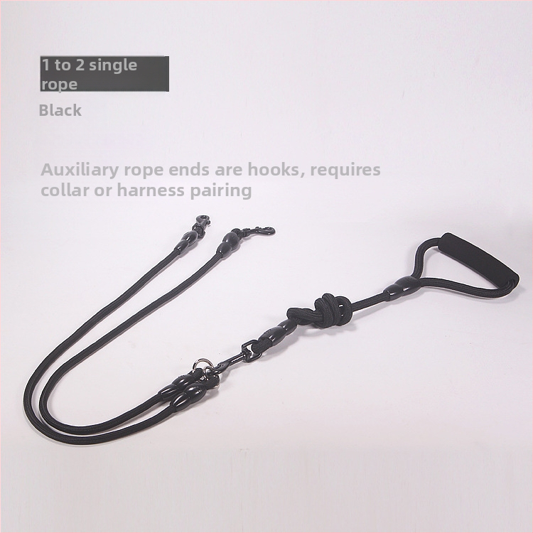 Eemaldatav kahe koera ühe lohistamisega kahe jalutusrihmaga kahepealine koera jalutusrihm koerakett kaisukaru kuldne retriiver väikestele suurtele koertele mõeldud tarvikud