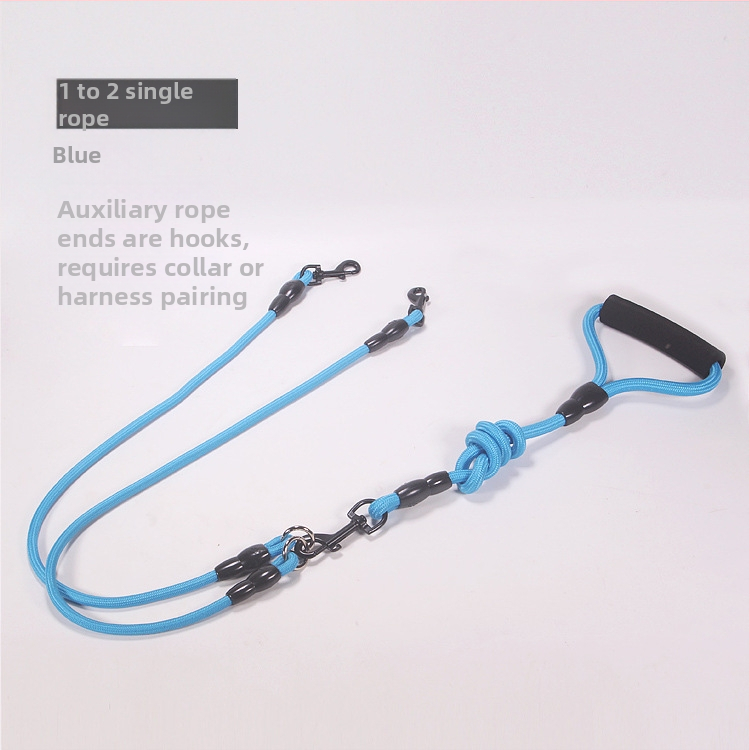 Eemaldatav kahe koera ühe lohistamisega kahe jalutusrihmaga kahepealine koera jalutusrihm koerakett kaisukaru kuldne retriiver väikestele suurtele koertele mõeldud tarvikud