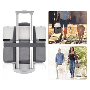 Piiriülene reisikott, mugav lemmikloomakott, suure mahutavusega lemmikloomatoidu mänguasjade hoiukott, reisimiseks mõeldud õues lemmikloomadele