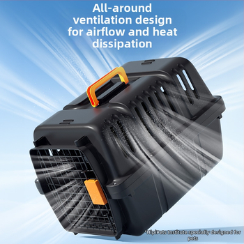 Απλό μαύρο βασικό κουτί αέρα της United Airlines μεγάλος χώρος αναπνεύσιμος έξω κουτί γάτας σκύλου προμήθειες κατοικίδιων ζώων χονδρικής