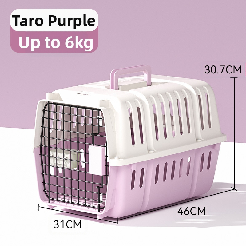 Jednostavna crna osnovna kutija za zrak United Airlinesa s velikim prostorom za prozračivanje, kutija za mačke i pse, veleprodaja opreme za kućne ljubimce