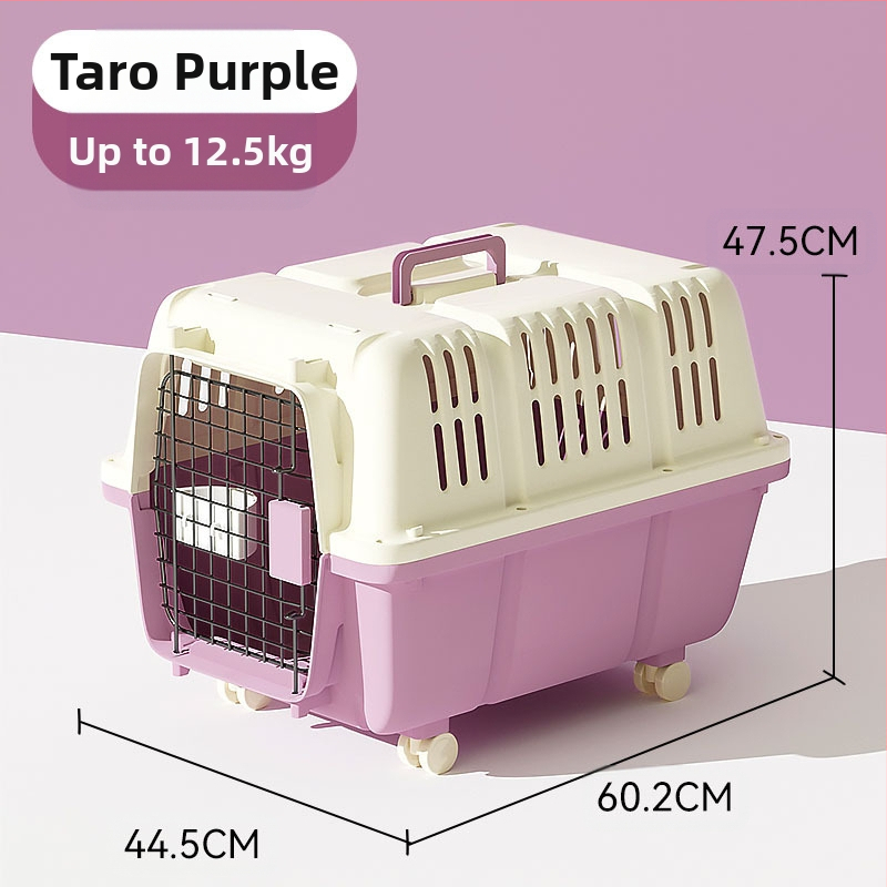 Jednostavna crna osnovna kutija za zrak United Airlinesa s velikim prostorom za prozračivanje, kutija za mačke i pse, veleprodaja opreme za kućne ljubimce