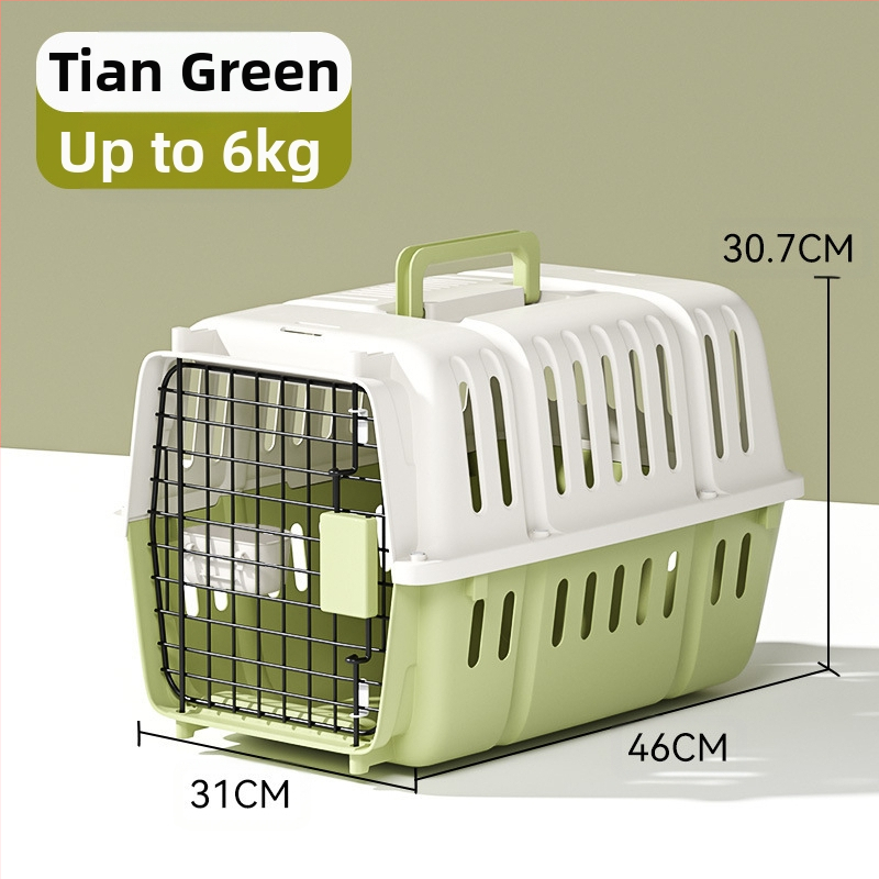 Jednostavna crna osnovna kutija za zrak United Airlinesa s velikim prostorom za prozračivanje, kutija za mačke i pse, veleprodaja opreme za kućne ljubimce