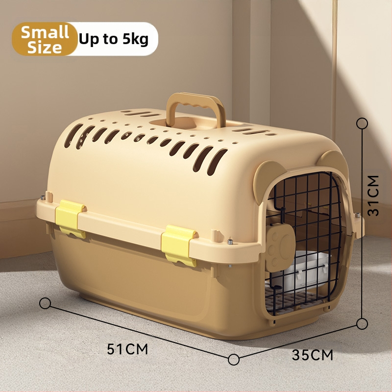 Jednostavna crna osnovna kutija za zrak United Airlinesa s velikim prostorom za prozračivanje, kutija za mačke i pse, veleprodaja opreme za kućne ljubimce