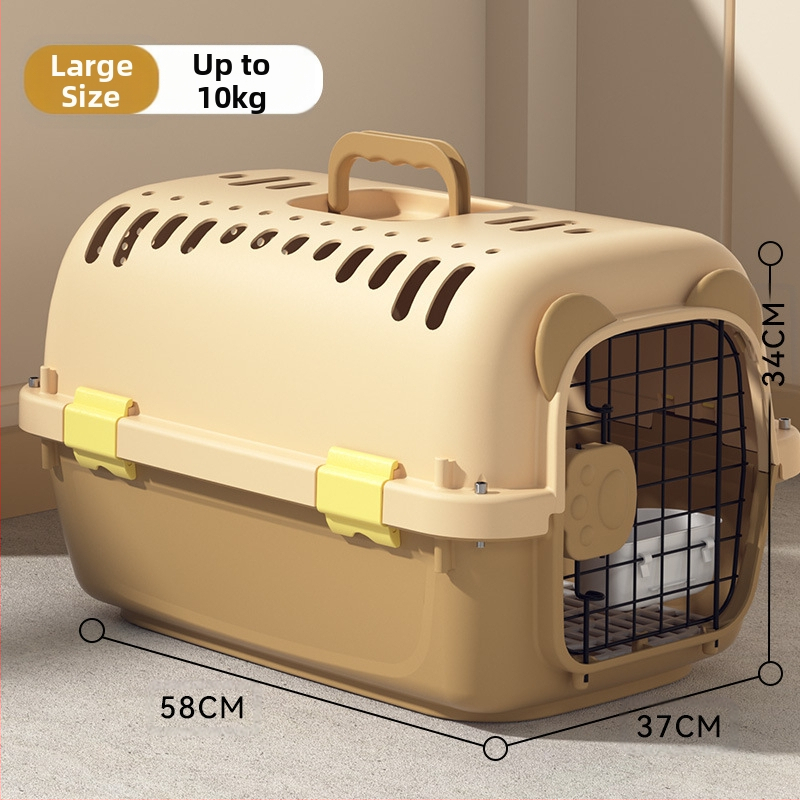 Jednostavna crna osnovna kutija za zrak United Airlinesa s velikim prostorom za prozračivanje, kutija za mačke i pse, veleprodaja opreme za kućne ljubimce