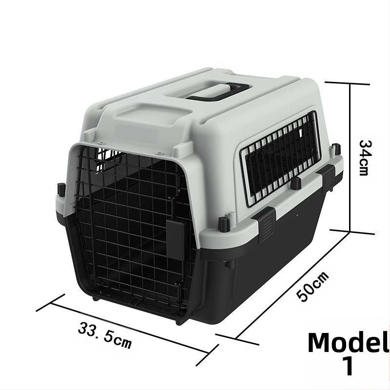 Jednostavna crna osnovna kutija za zrak United Airlinesa s velikim prostorom za prozračivanje, kutija za mačke i pse, veleprodaja opreme za kućne ljubimce