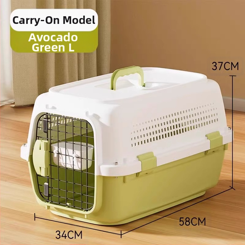 Jednostavna crna osnovna kutija za zrak United Airlinesa s velikim prostorom za prozračivanje, kutija za mačke i pse, veleprodaja opreme za kućne ljubimce