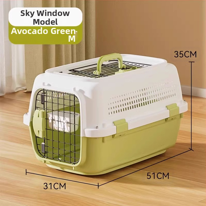 Jednostavna crna osnovna kutija za zrak United Airlinesa s velikim prostorom za prozračivanje, kutija za mačke i pse, veleprodaja opreme za kućne ljubimce