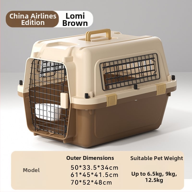 Jednostavna crna osnovna kutija za zrak United Airlinesa s velikim prostorom za prozračivanje, kutija za mačke i pse, veleprodaja opreme za kućne ljubimce