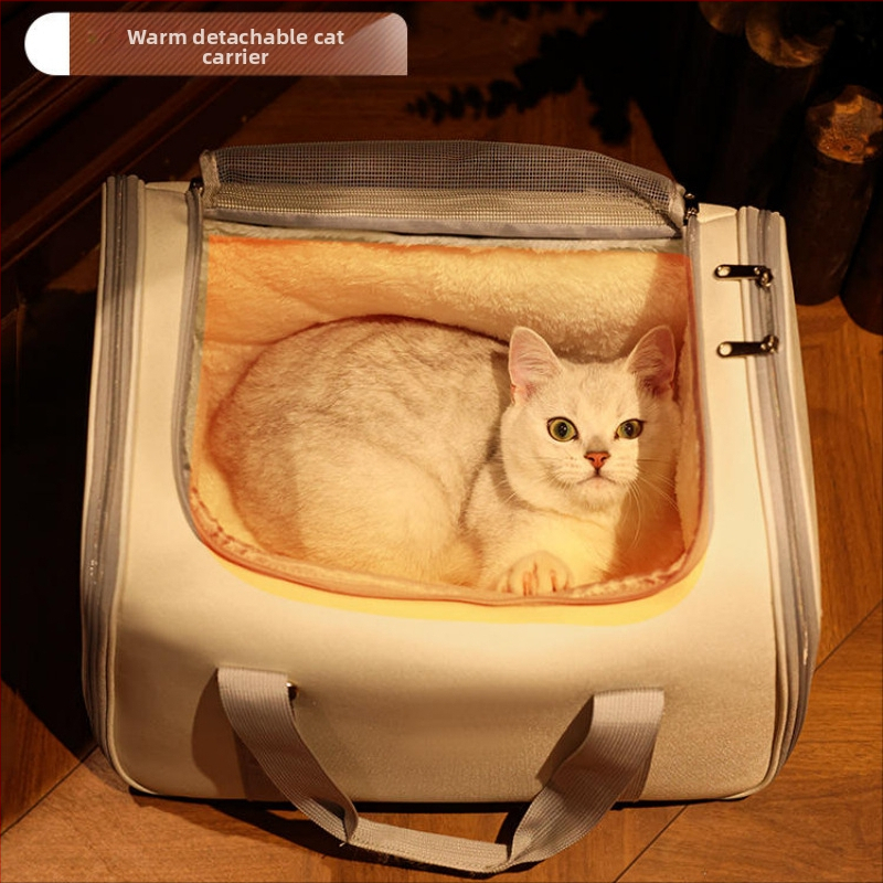 Kassikott õue kaasaskantav seljakott õlakott talvine õue soe fliisvoodriga kassikott kaheotstarbeline kassipesa lemmikloomakott